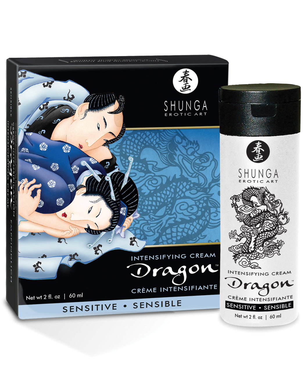 Shunga Dragon Sensitive Cream - 2 Oz