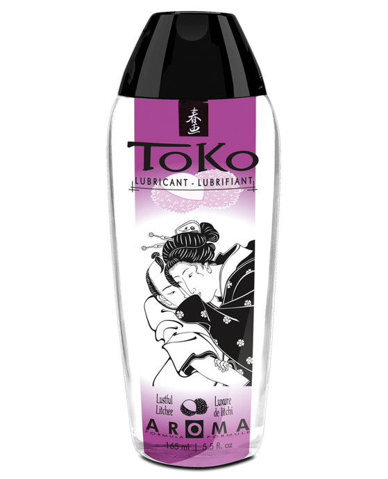 Shunga Toko Aroma Lubricant Lustful Litchee- 8.5 Oz.