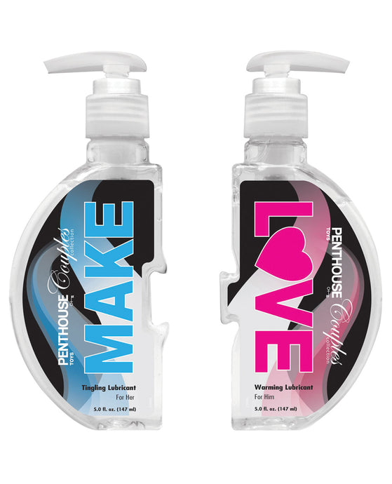 Make Love Warming & Tingling Lubricants - 5 Oz Pack Of 2