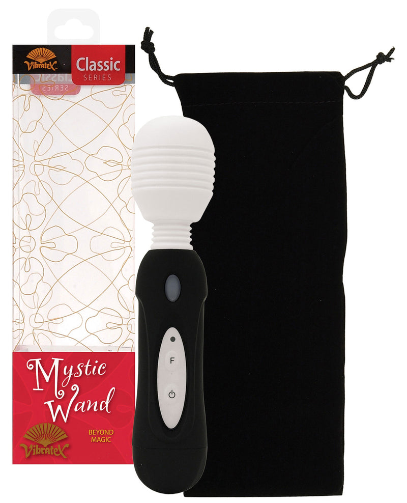 Vibratex Mystic Wand Massager - Black  Eve's Body Shop