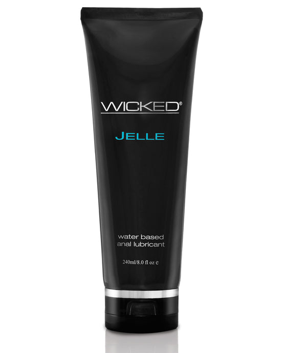 Wicked Sensual Care Jelle Waterbased Anal Lubricant - 8 Oz Fragrance Free