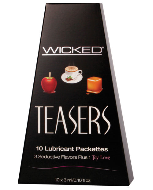 Wicked Sensual Care Teasers Lubricant Refill - .1 Oz Packette Box Of 10