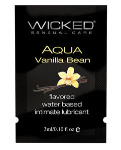 Wicked Sensual Care Waterbased Lubricant - .1 Oz Vanilla Bean