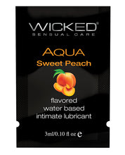 Wicked Sensual Care Waterbased Lubricant - .1 Oz Sweet Peach