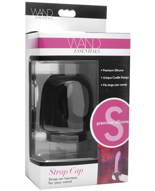 Wand Essentials Strap Cap Wand Harness For Dildos - Black – Eve's