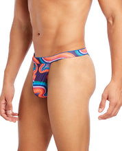 2xist Sliq Micro 1 Y-back Thong Far Out Wave Lg