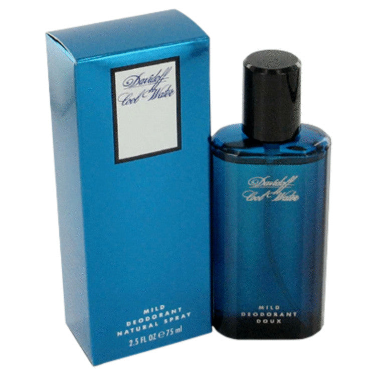 COOL WATER by Davidoff Deodorant Spray (Glass) 2.5 oz for Men