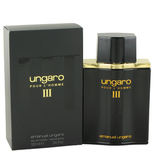 UNGARO III by Ungaro Eau De Toilette Spray (New Packaging) 3.4 oz for Men