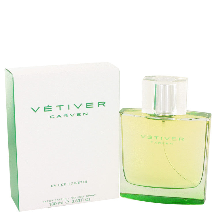 VETIVER CARVEN by Carven Eau De Toilette Spray 3.3 oz for Men