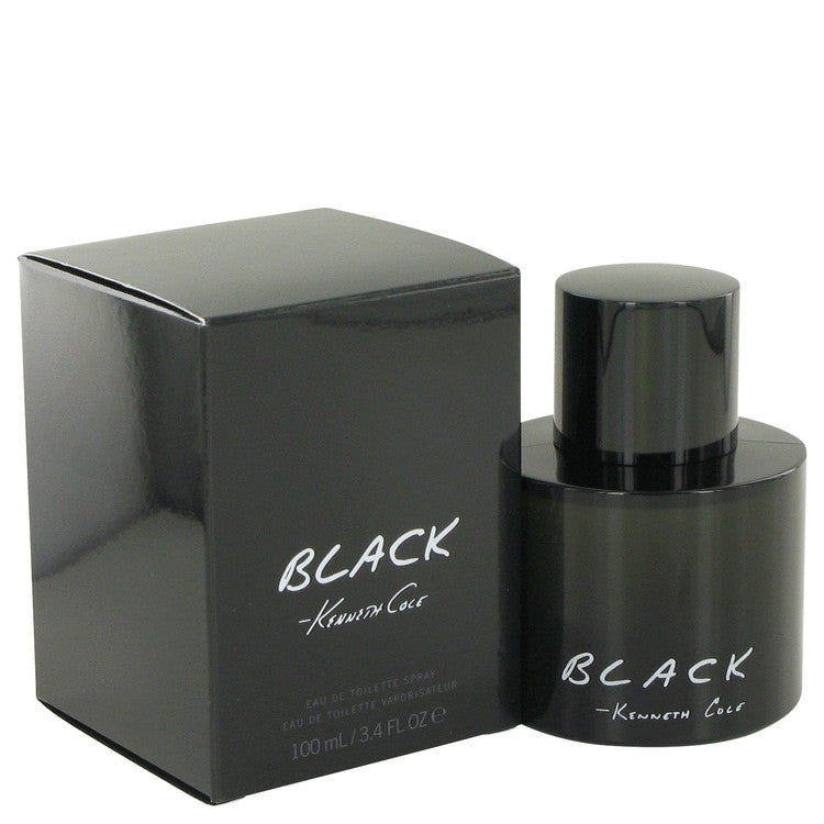 Kenneth Cole Black by Kenneth Cole Eau De Toilette Spray 3.4 oz for Men