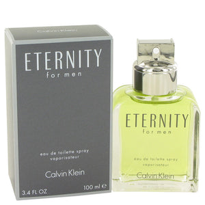 ETERNITY by Calvin Klein Eau De Toilette Spray 3.4 oz for Men