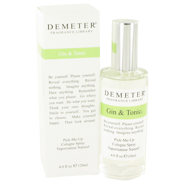 Gin & Tonic by Demeter Cologne Spray 4 oz for Men