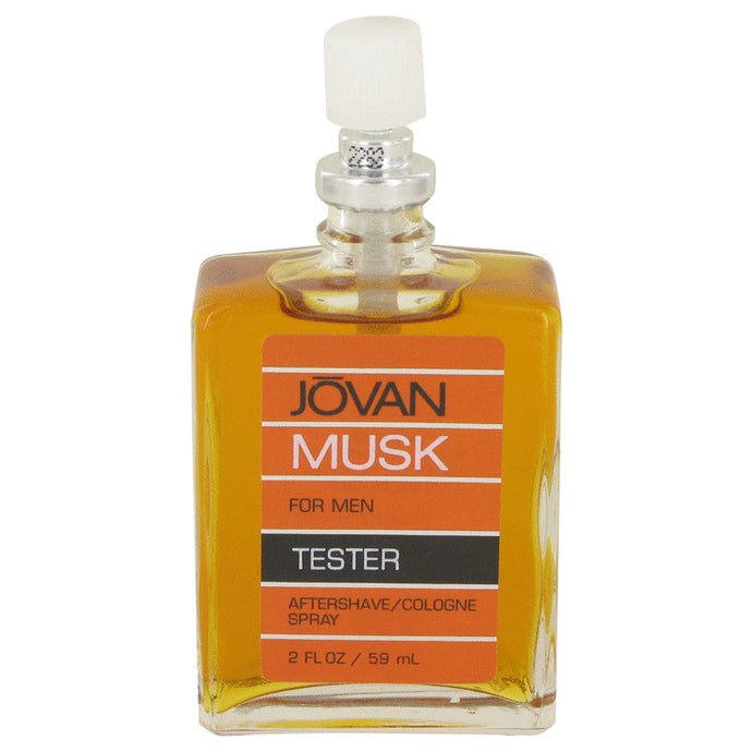 JOVAN MUSK by Jovan After Shave-Cologne Spray (Tester) 2 oz for Men