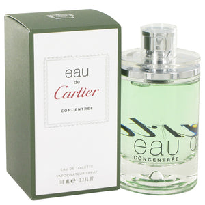 EAU DE CARTIER by Cartier Eau De Toilette Spray Concentree Unisex) 3.4 oz for Women