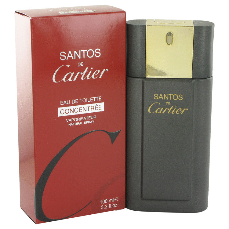 SANTOS DE CARTIER by Cartier Eau De Toilette Concentree Spray 3.4 oz for Men