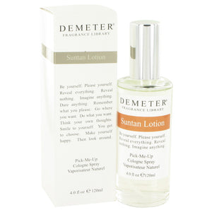 Demeter by Demeter Suntan Lotion Cologne Spray 4 oz for Women