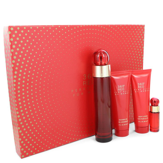 Perry Ellis 360 Red by Perry Ellis Gift Set -- for Women