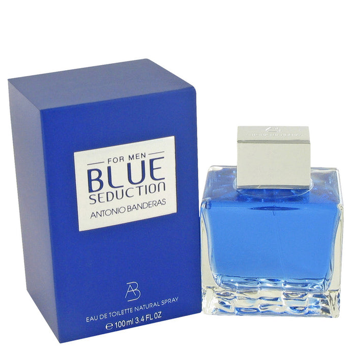 Blue Seduction by Antonio Banderas Eau De Toilette Spray 3.4 oz for Men