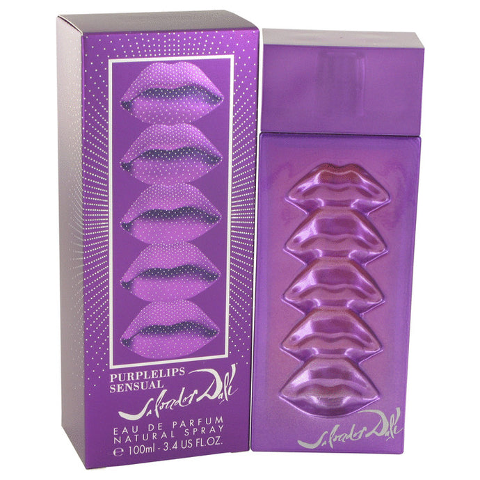 Purple Lips Sensual by Salvador Dali Eau De Parfum Spray 3.4 oz for Women
