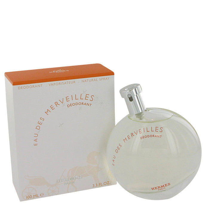 Eau Des Merveilles by Hermes Deodorant Spray 3.4 oz for Women