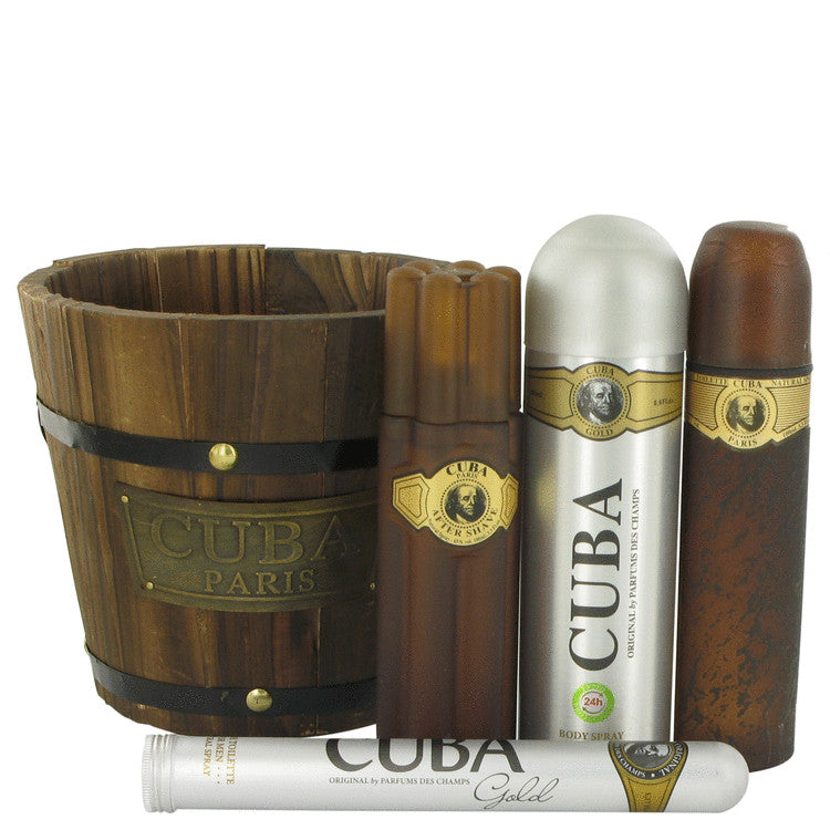 Cuba Gold by Fragluxe Gift Set -- for Men