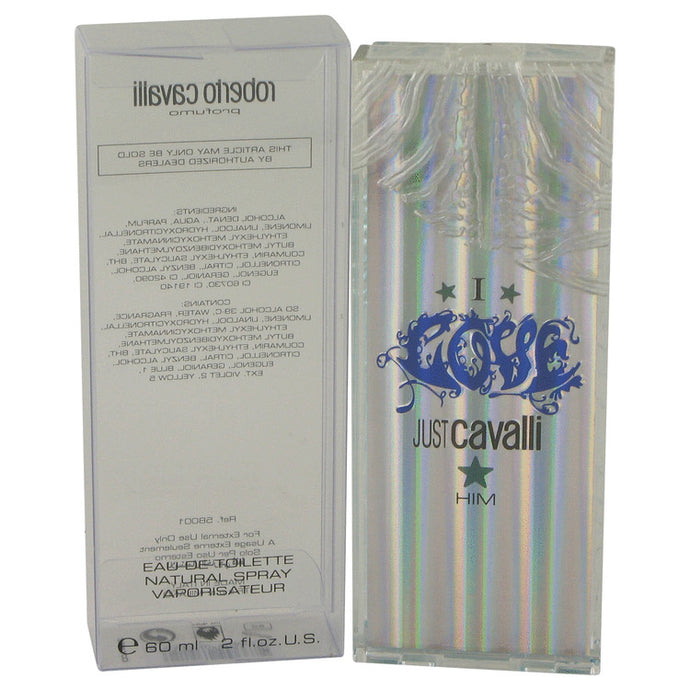 I love him by Roberto Cavalli Eau De Toilette Spray 2 oz for Men