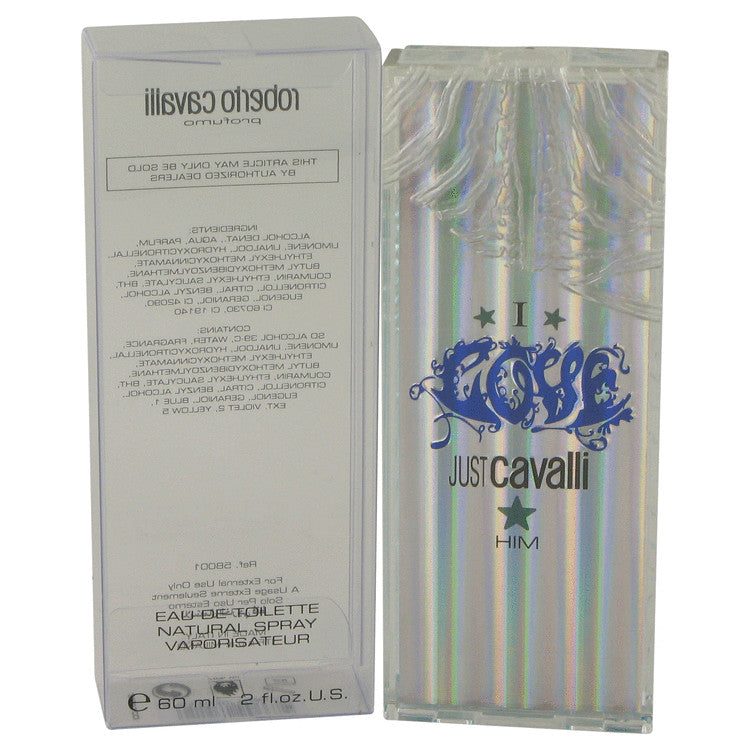 I love him by Roberto Cavalli Eau De Toilette Spray 2 oz for Men