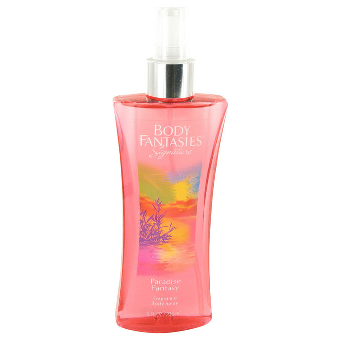 Body Fantasies Signature Paradise Fantasy by Parfums De Coeur Body Spray 8 oz for Women