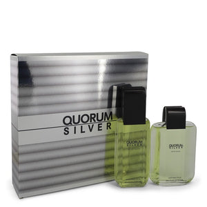 Quorum Silver by Puig Gift Set -- for Men