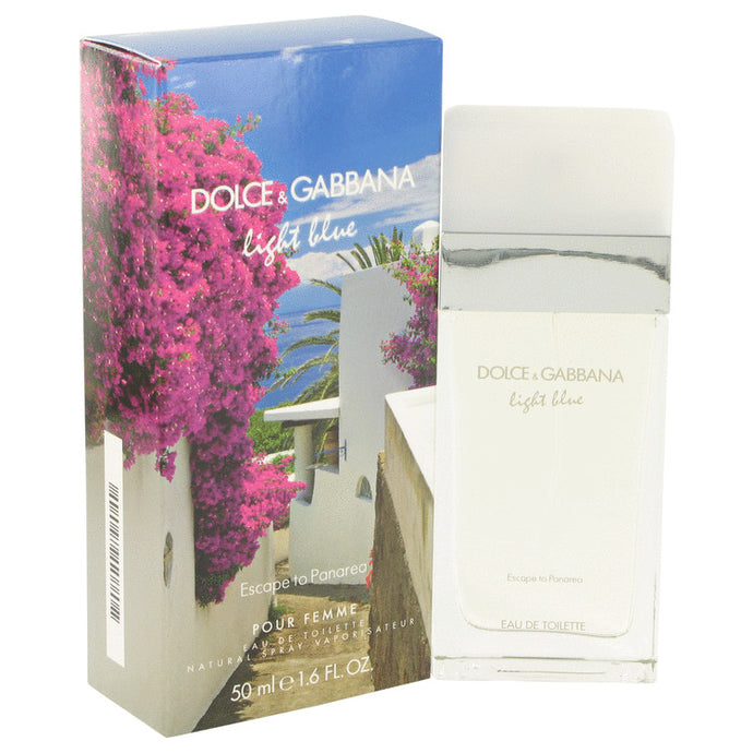 Light Blue Escape to Panarea by Dolce & Gabbana Eau De Toilette Spray 1.6 oz for Women