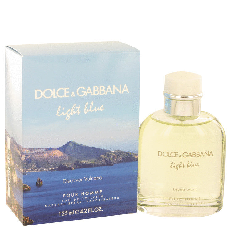 Light Blue Discover Vulcano by Dolce & Gabbana Eau De Toilette Spray 4.2 oz for Men