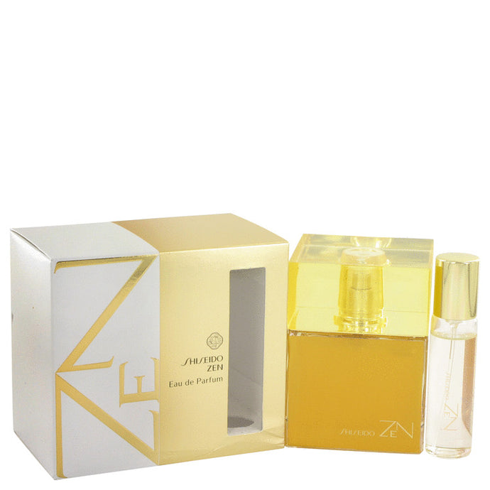 Zen by Shiseido Eau De Parfum Spray with .5 oz Mini EDP Spray 3.4 oz for Women