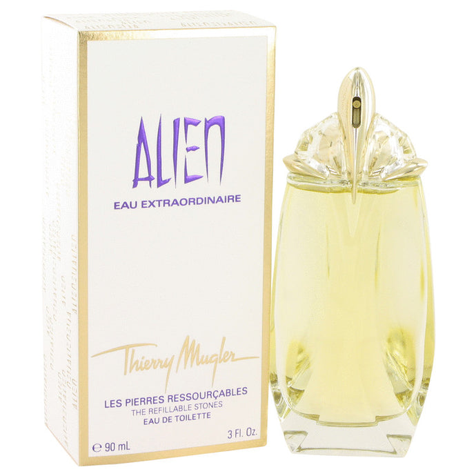 Alien Eau Extraordinaire by Thierry Mugler Eau De Toilette Spray Refillable 3 oz for Women