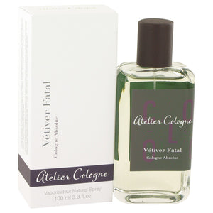Vetiver Fatal by Atelier Cologne Pure Perfume Spray 3.3 oz for Men