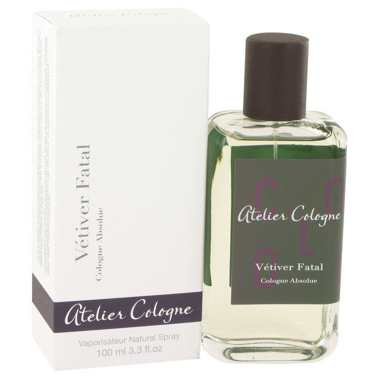Vetiver Fatal by Atelier Cologne Pure Perfume Spray 3.3 oz for Men