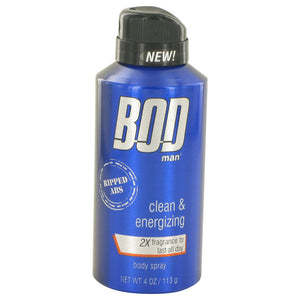 Bod Man Really Ripped Abs by Parfums De Coeur Fragrance Body Spray 4 oz for Men