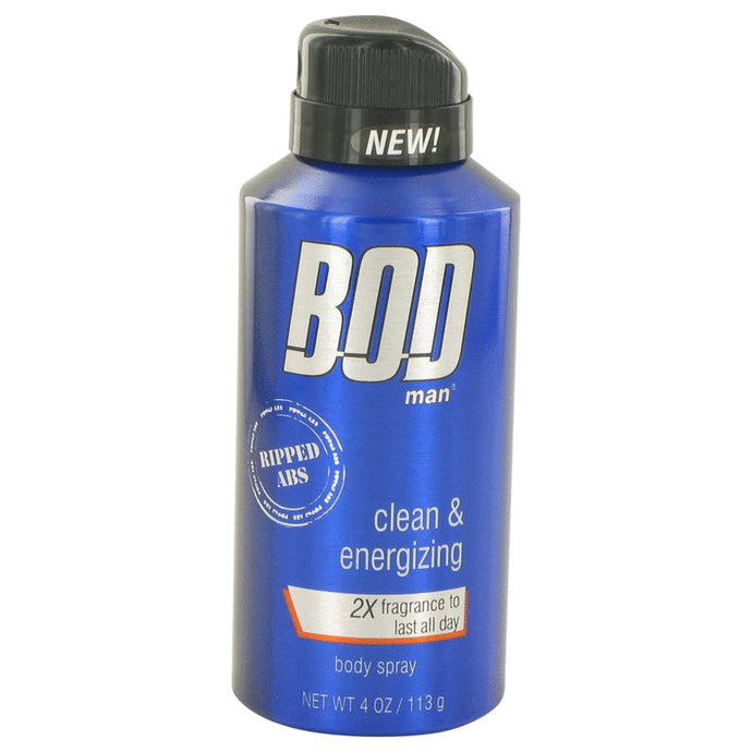 Bod Man Really Ripped Abs by Parfums De Coeur Fragrance Body Spray 4 oz for Men