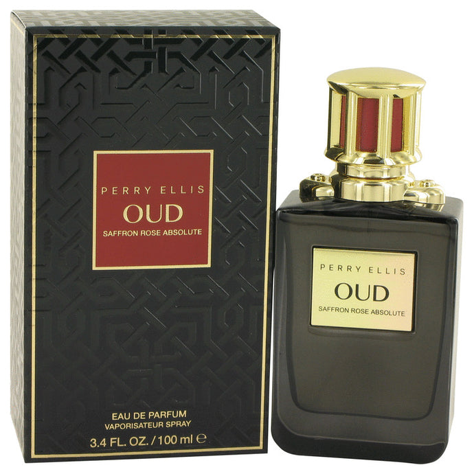 Perry Ellis Oud Saffron Rose Absolute by Perry Ellis Eau De Parfum Spray 3.4 oz for Women