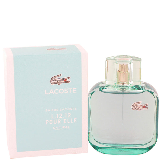 Lacoste Eau De Lacoste L.12.12 Natural by Lacoste Eau De Toilette Spray 3 oz for Women