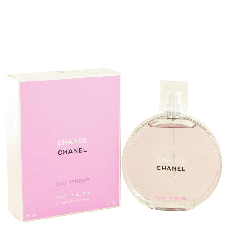 Chance Eau Tendre by Chanel Eau De Toilette Spray 5 oz for Women – Eve's  Body Shop
