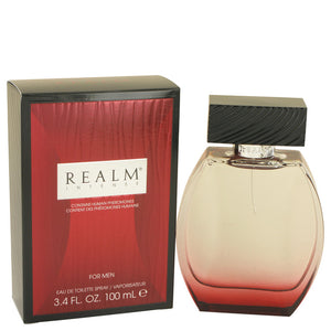Realm Intense by Erox Eau De Toilette Spray 3.4 oz for Men