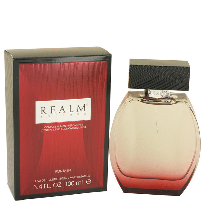 Realm Intense by Erox Eau De Toilette Spray 3.4 oz for Men