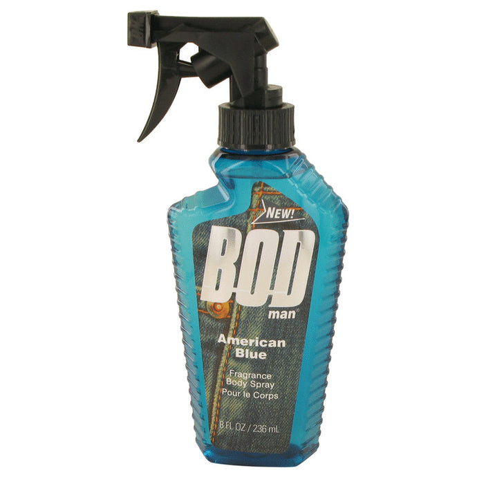Bod Man American Blue by Parfums De Coeur Body Spray 8 oz for Men