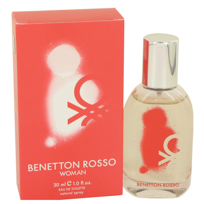 Benetton Rosso by Benetton Eau De Toilette Spray 1 oz for Women