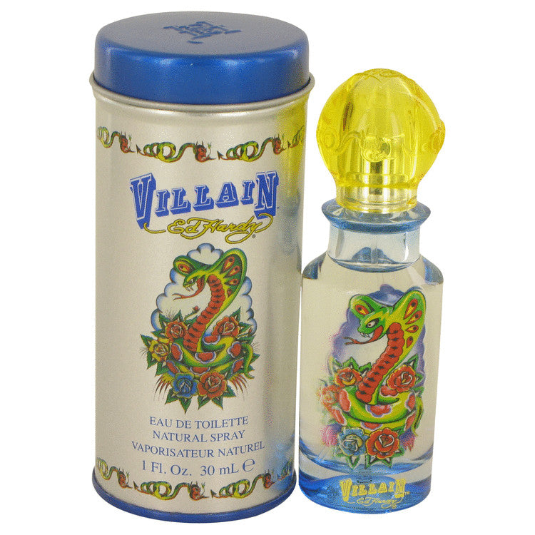 Ed Hardy Villain by Christian Audigier Eau De Toilette Spray 1 oz for Men