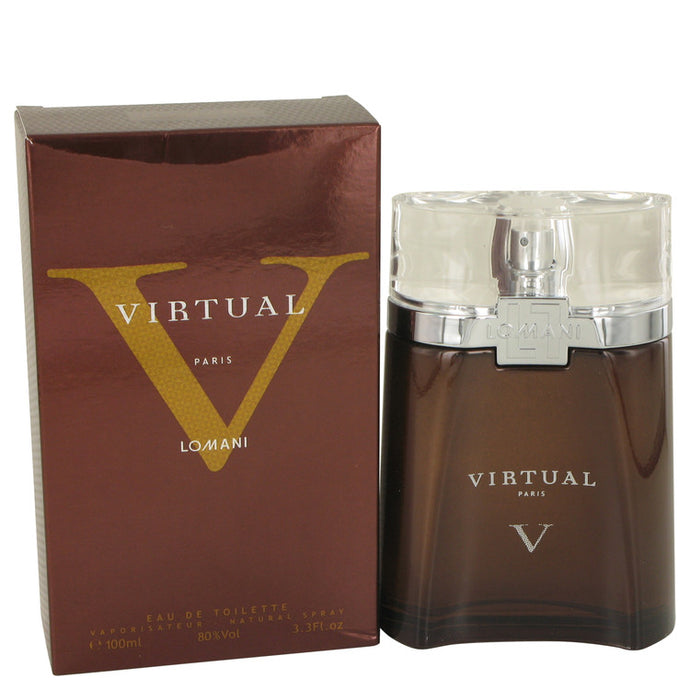 Lomani Virtual by Lomani Eau De Toilette Spray 3.3 oz for Men