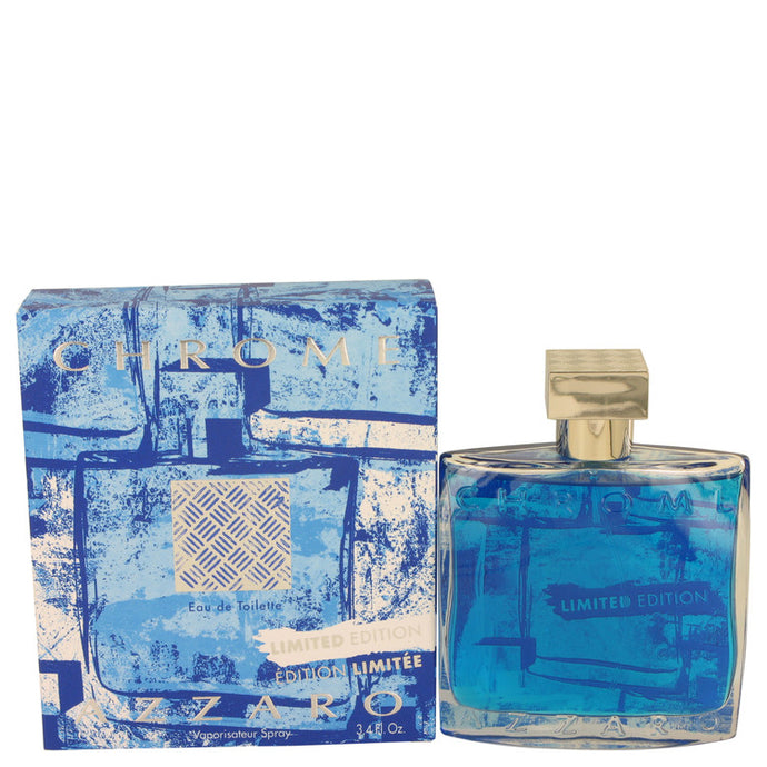 Chrome Summer by Azzaro Eau De Toilette Spray (Limited Edition 2015) 3.4 oz for Men