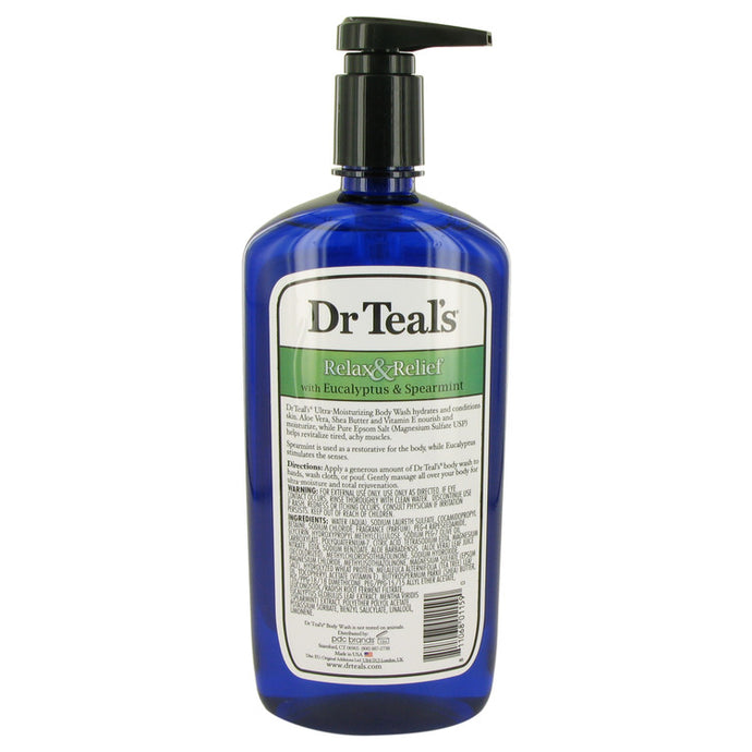 Dr Teal's Body Wash With Pure Epsom Salt by Dr Teal's Body Wash with pure epsom salt with eucalyptus & Spearmint 24 oz for Women
