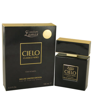 Lamis Cielo Classico Nero by Lamis Eau De Parfum Spray Deluxe Limited Edition 3.3 oz for Women