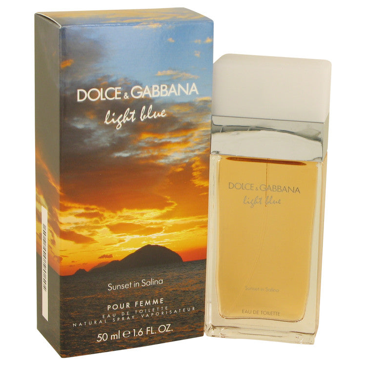 Light Blue Sunset in Salina by Dolce & Gabbana Eau De Toilette Spray 1.6 oz for Women
